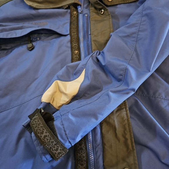 Columbia Sportswear Core Interchange Vented Ski Jacket Removable Hood Blue XL - Picture 8 of 15